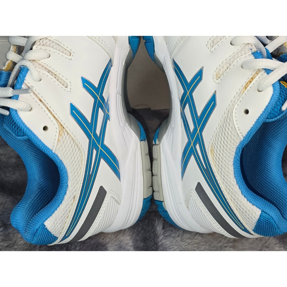 ASICS Gel-Game 5 Tennis Shoes White Blue Athletic Sneakers Womens Size 7 - Picture 6 of 8